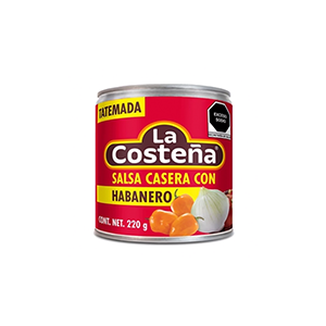 Salsa casera con habanero La Costeña 220g