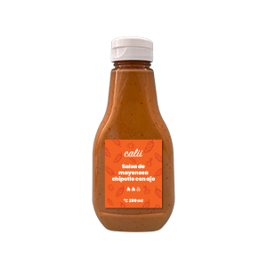 Salsa de mayonesa chipotle con ajo Calii 250ml 
