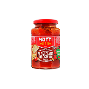 Salsa de tomate con queso parmigiano reggiano Mutti 400g