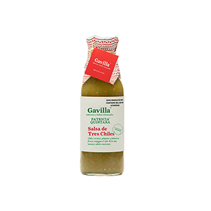 Salsa de tres chiles Gavilla 360ml