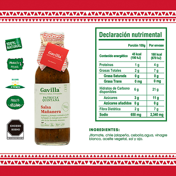 Salsa mañanera Gavilla 360ml - 2