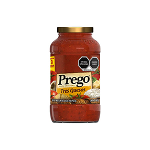 Salsa para pasta 3 quesos Prego 680g