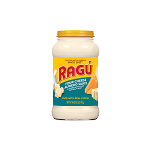 Salsa para pasta alfredo cuatro quesos Ragú 453g