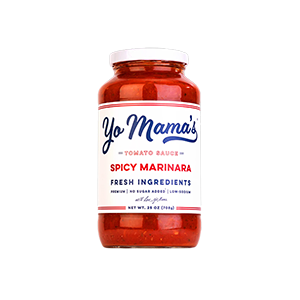 Salsa para pasta spicy marinara Yo Mama's 708g