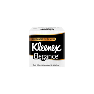 Servilletas elegance Kleenex 100pz