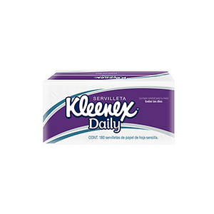 Servilletas daily Kleenex 180pz