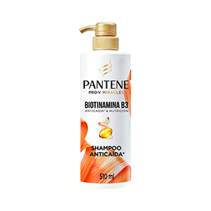 Shampoo anticaída biotinamina B3 Pantene 510ml