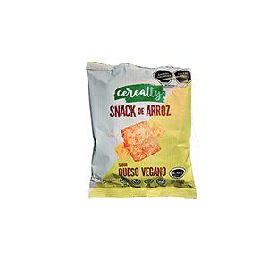 Snack de arroz sabor queso vegano Cerealty 50g
