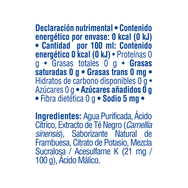 Té de frambuesa dieta Snapple 473ml - 2