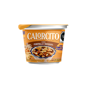 Sopa instántanea tortilla y hongos Calorcito 62g