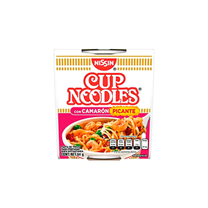 Sopa instantánea camarón picante Nissin 64g