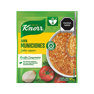 Sopa municiones Knorr 95g