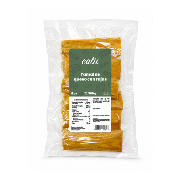 Tamal de queso con rajas Calii 360g - 2