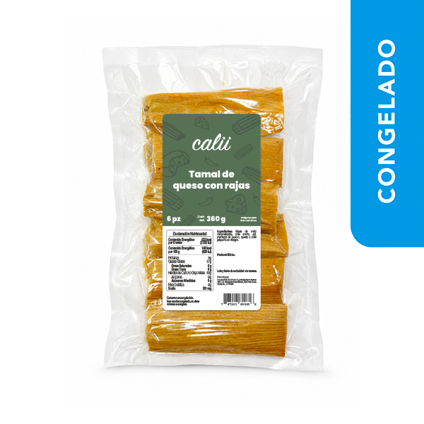 Tamal de queso con rajas Calii 360g - 2