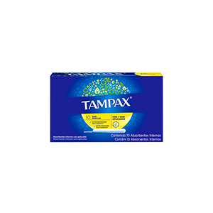 Tampones con aplicador regular Tampax 10pz