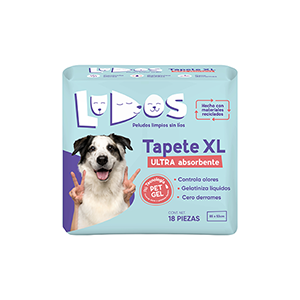 Tapetes para mascota ultra absorbentes Ludos 18pz