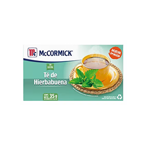 Té de hierbabuena McCormick 25pz