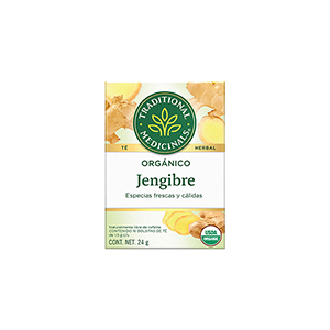 Té orgánico jengibre Traditional Medicinals 16pz