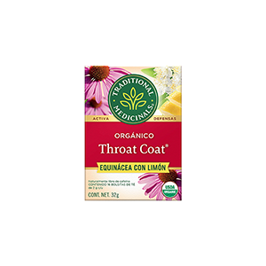 Té orgánico para garganta Traditional Medicinals 16pz