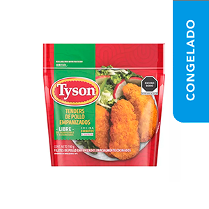 Tenders de pollo empanizados Tyson 700g