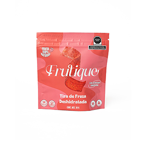Tira de fresa deshidratada Frutique 50g
