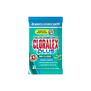 Toallitas desinfectantes Cloralex 48pz