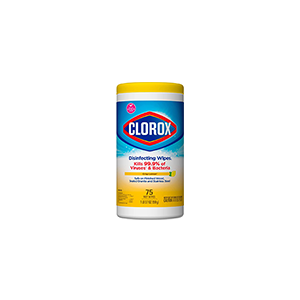 Toallitas desinfectantes limón Clorox 75pz