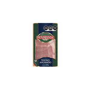 Tocino ahumado rebanado Peñaranda 225g