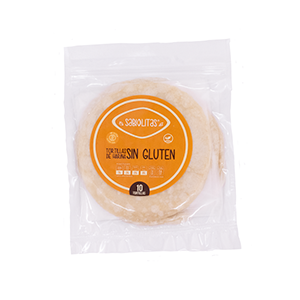 Tortillas de harina sin gluten Sabiolitas 10pz