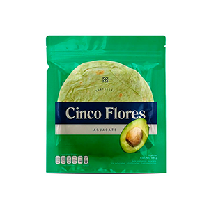 Tortillas de harina con aguacate Cinco Flores 440g