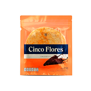 Tortillas de harina con chipotle Cinco Flores 440g