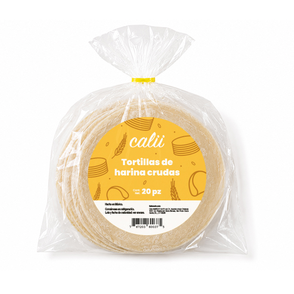 Tortillas de harina crudas Calii 20pz - 2