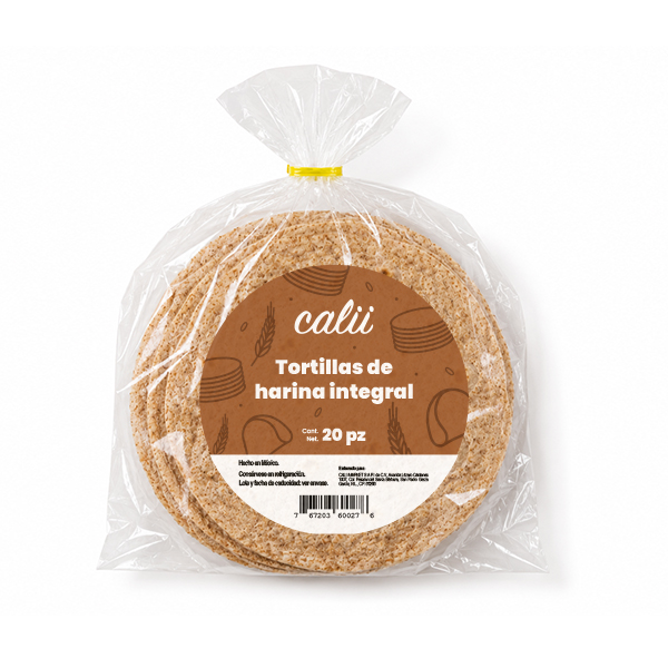 Tortillas de harina integrales Calii 20pz - 2