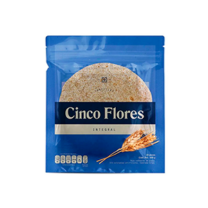 Tortillas de harina integral Cinco Flores 440g