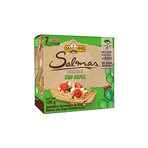 Tostaditas horneadas salmas nopal Sanissimo 126g