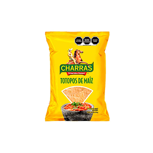 Totopos de maíz originales Charras 270g