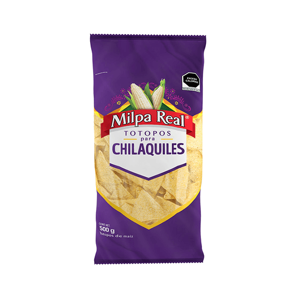 Totopos para chilaquiles Milpa Real 500g