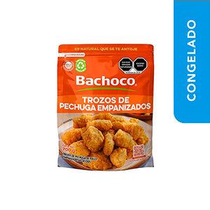Trozos de pechuga empanizada crujientes Bachoco 700g