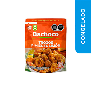 Trozos de pechuga empanizada pimienta limón Bachoco 700g