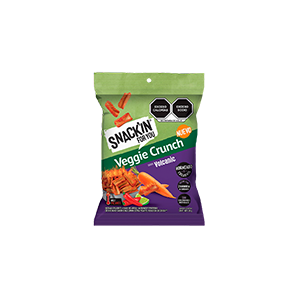 Veggie crunch volcanic de zanahoria y garbanzo Snackin 35g