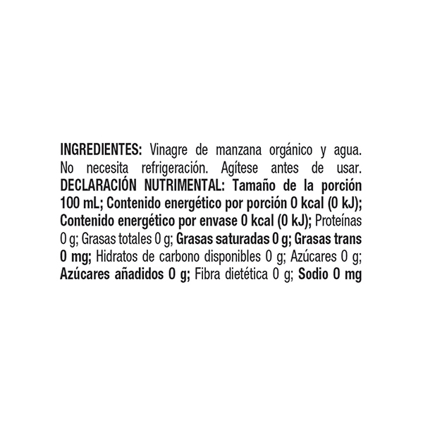 Vinagre de manzana orgánico Bragg 473ml - 2