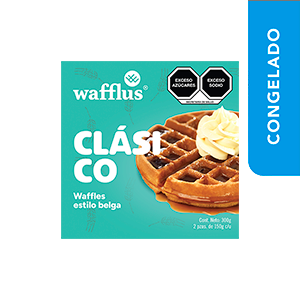 Waffles estilo belga sabor clásico Wafflus 300g