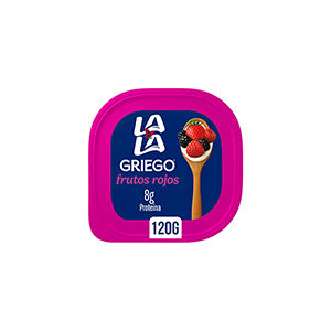 Yoghurt batido griego frutos rojos LALA 120g