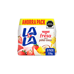 Yoghurt bebible surtido LALA 220g / 6pz