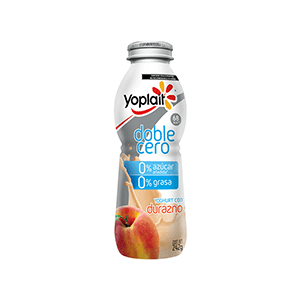 Yoghurt doble cero durazno bebible Yoplait 242g