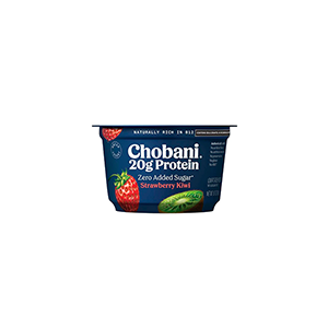 Yoghurt griego 20g proteína fresa kiwi Chobani 190g