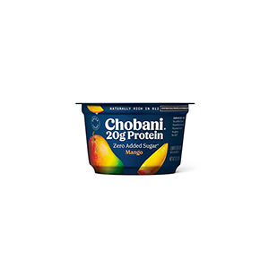 Yoghurt griego 20g proteína mango Chobani 190g
