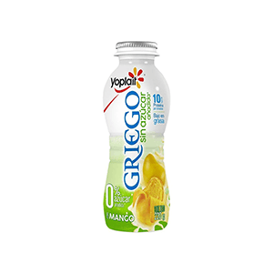 Yoghurt griego bebible sin azúcar mango Yoplait 220g