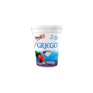 Yoghurt griego bajo en grasa moras Yoplait 442g