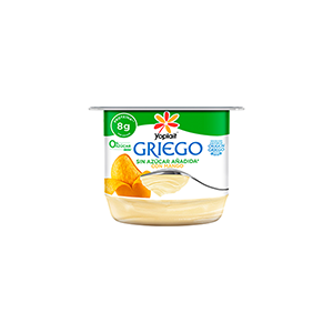 Yoghurt griego batido sin azúcar mango Yoplait 145g